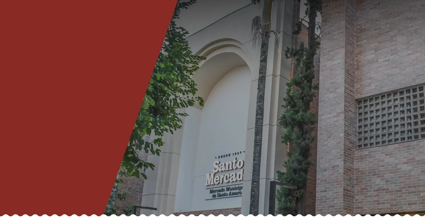 image Background Venha nos visitar #vemprosanto Mercado Municipal de Santo Amaro